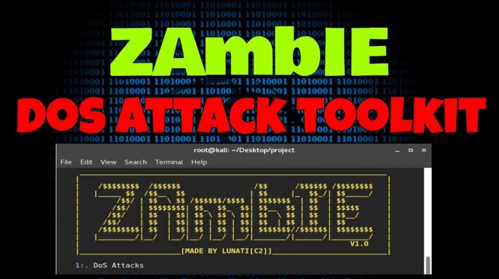 آموزش انواع حملات DDoS با ابزار Zambie در سیستم عامل Kali Linux