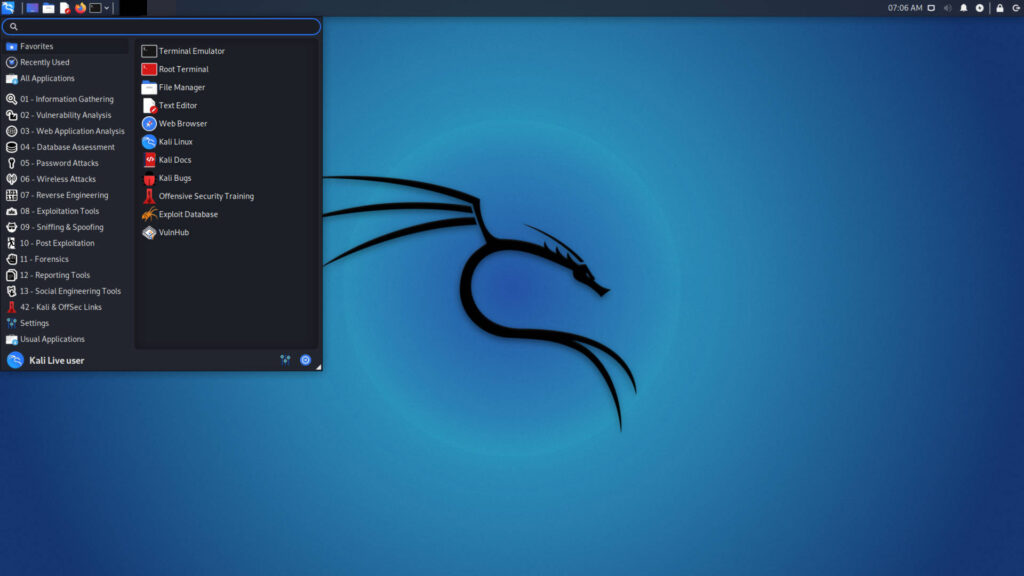 محیط کالی لینوکس Kali Linux 2021